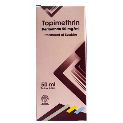 TOPIMETHRIN 50 MG/ ML ( PERMETHRIN ) TOPICAL LOTION 50 ML